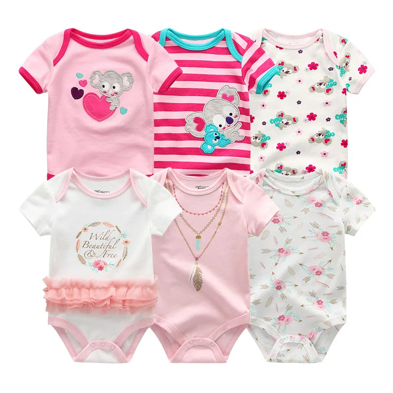 Combinaison bébé fille 6 pièces - Ensembles de printemps/été