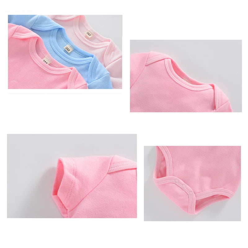 Ensemble bodys bébé 3 pièces - Coton doux pour été
