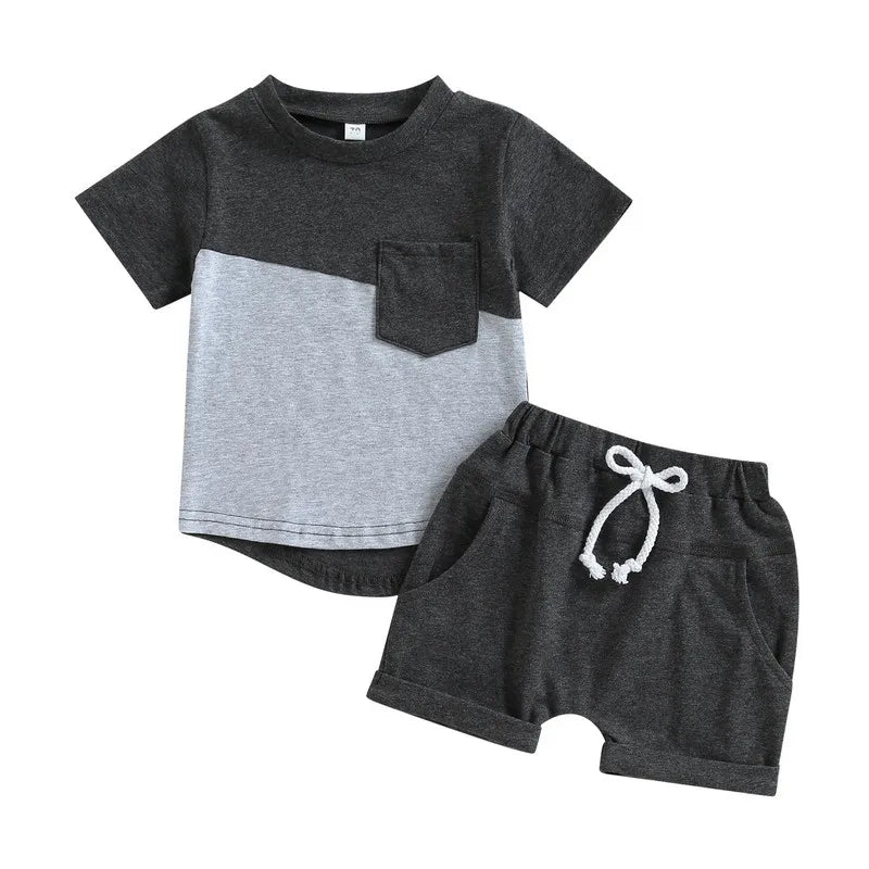 Ensemble court été pour bébé garçon - Haut et short