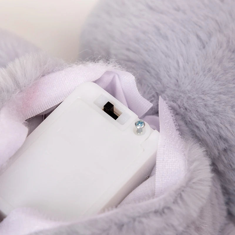 Poupée en peluche paresseux apaisant, Animal respiratoire, musique apaisante et lumineux