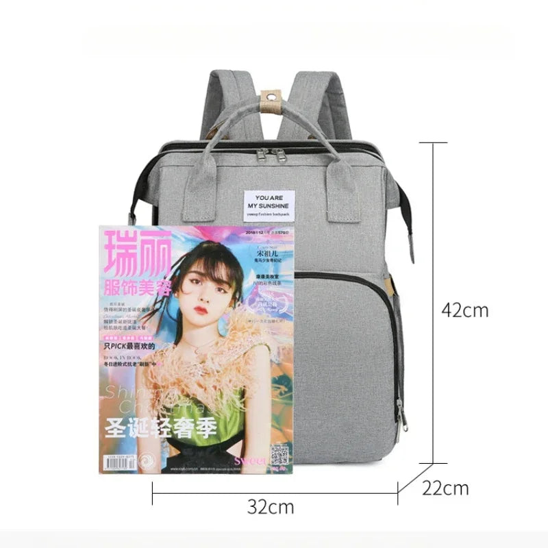 Sac de maman pliant Portable pliant berceau lit grande capacité