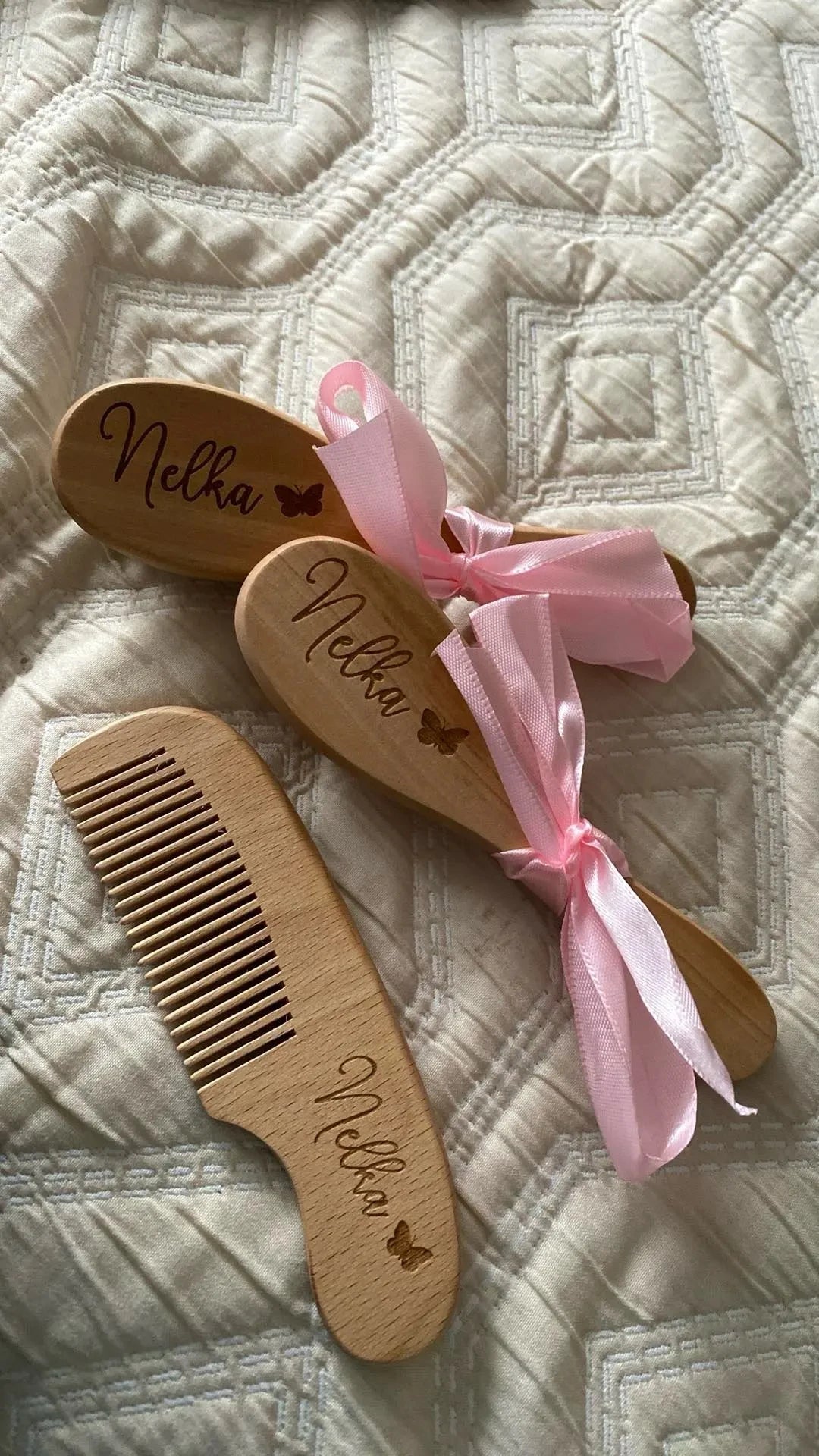 Brosse à cheveux personnalisée pour bébé