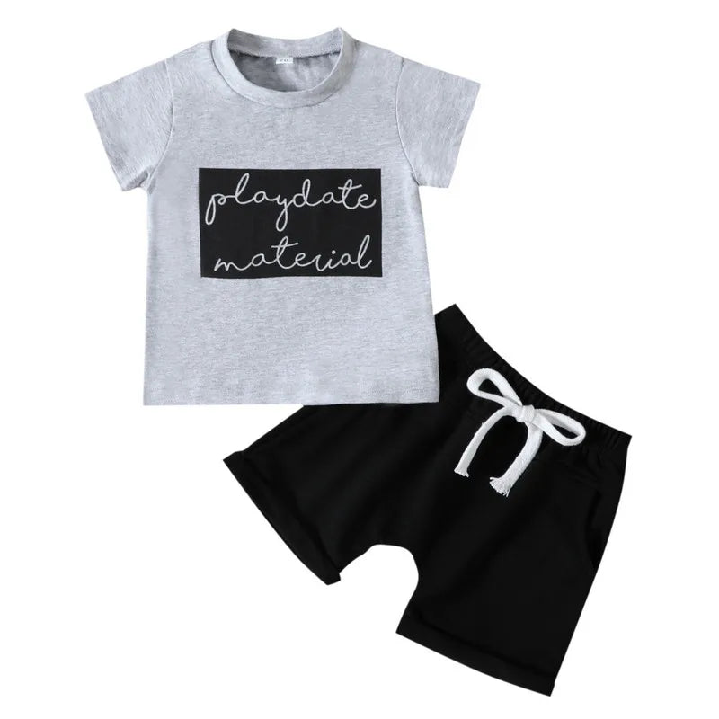 Ensemble court été pour bébé garçon - Haut et short
