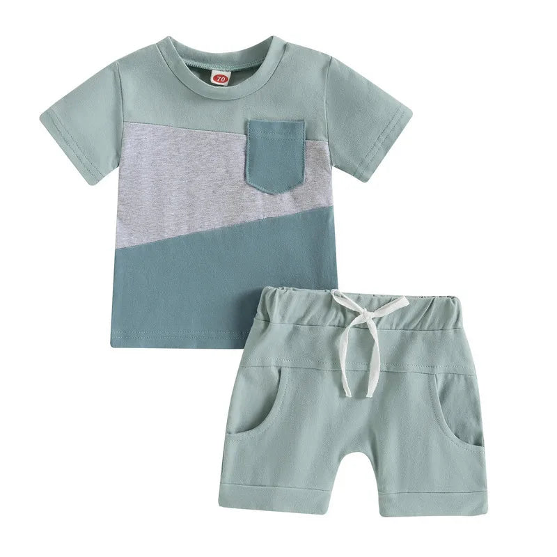 Ensemble court été pour bébé garçon - Haut et short