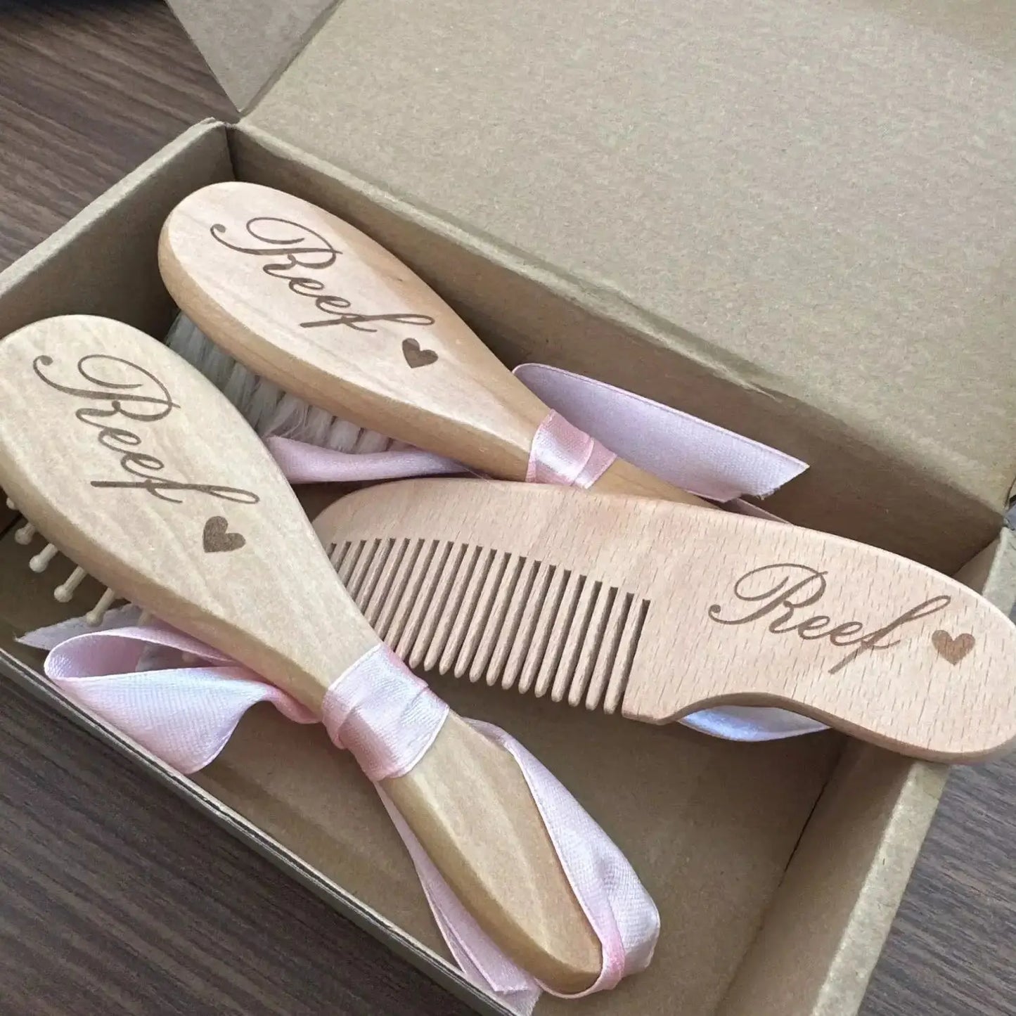 Brosse à cheveux personnalisée pour bébé