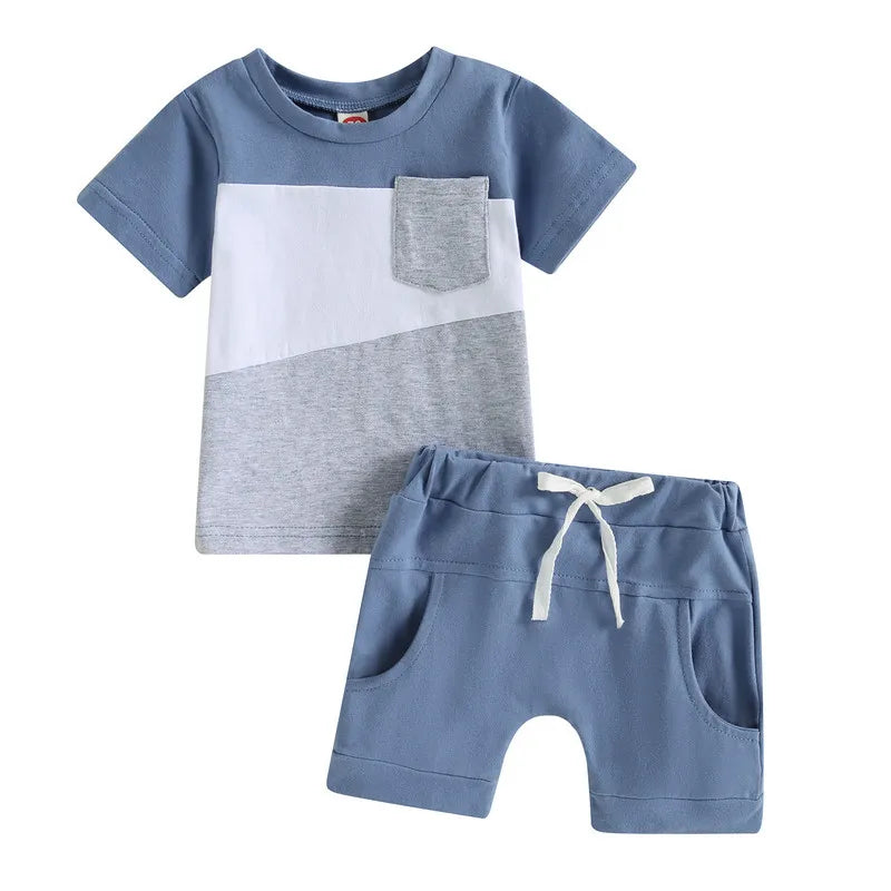 Ensemble court été pour bébé garçon - Haut et short