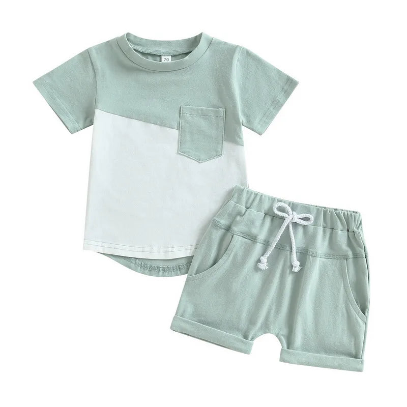Ensemble court été pour bébé garçon - Haut et short
