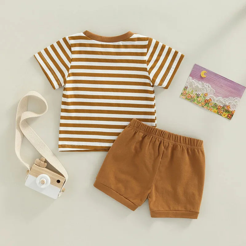 Ensemble court été pour bébé garçon - Haut et short