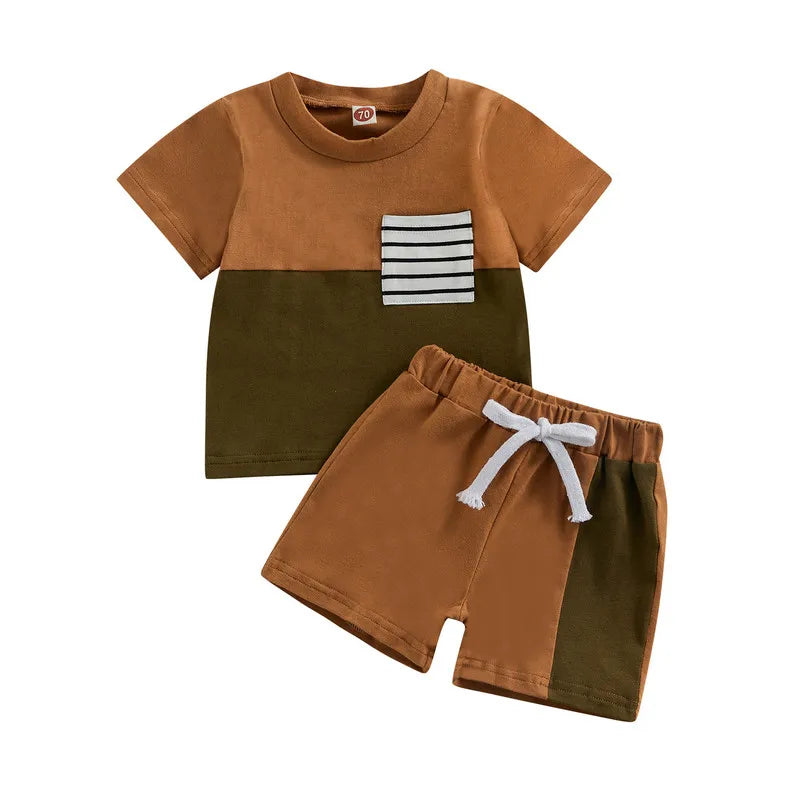 Ensemble court été pour bébé garçon - Haut et short