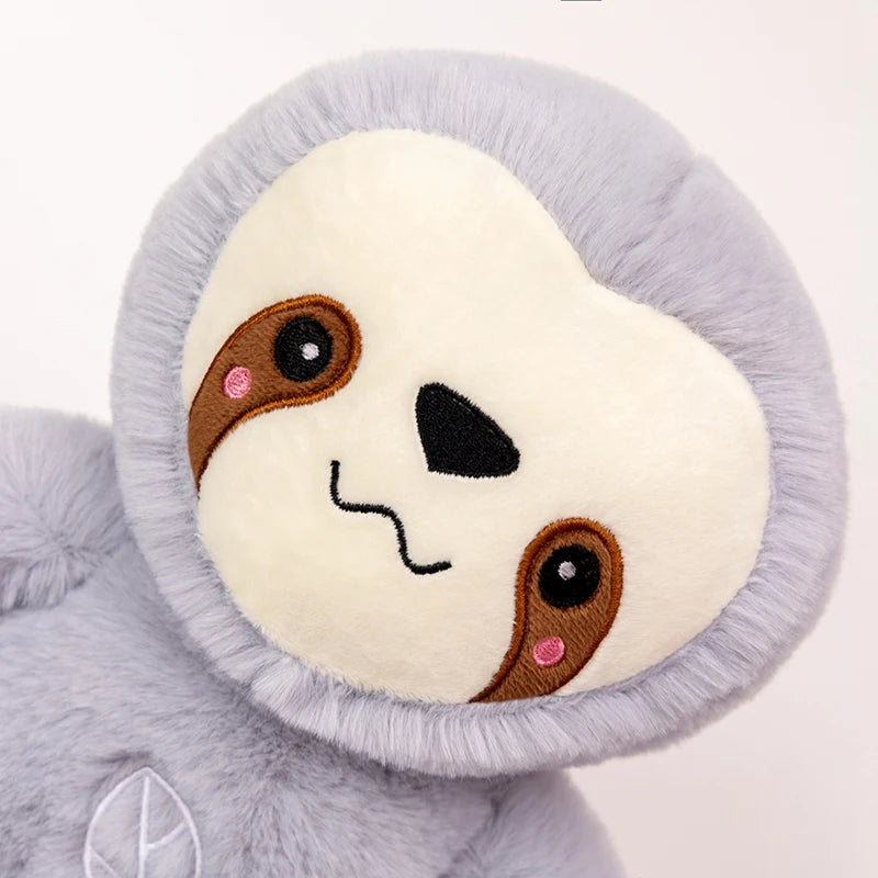 Poupée en peluche paresseux apaisant, Animal respiratoire, musique apaisante et lumineux