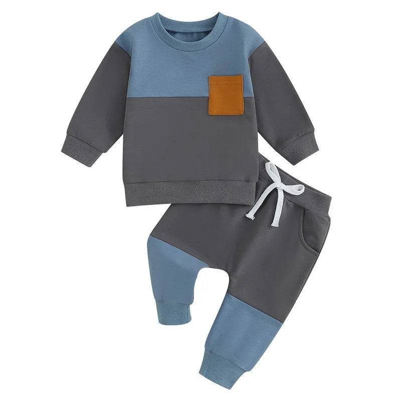 Ensemble bébé garçon - Sweat à manches longues et pantalon