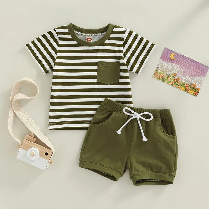 Ensemble court été pour bébé garçon - Haut et short