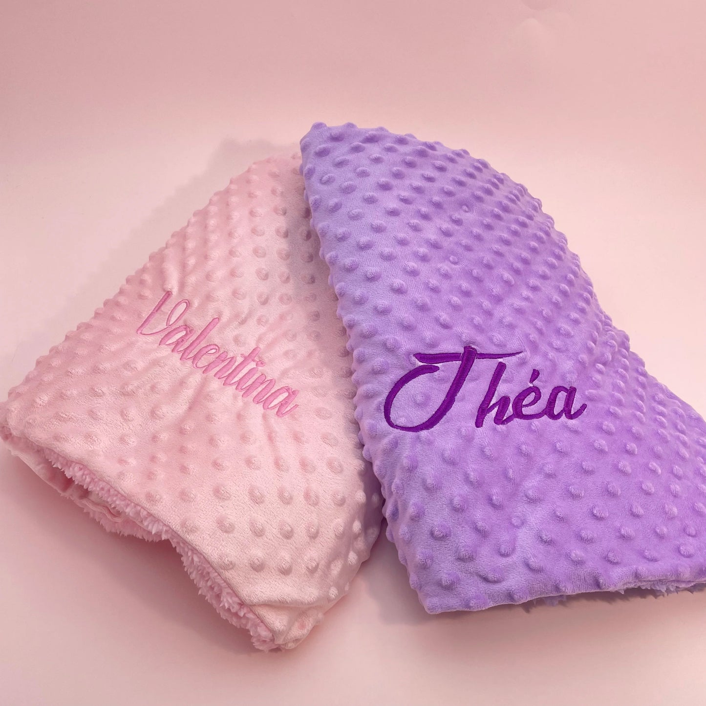 Couverture personnalisée avec doudou pour bébé,