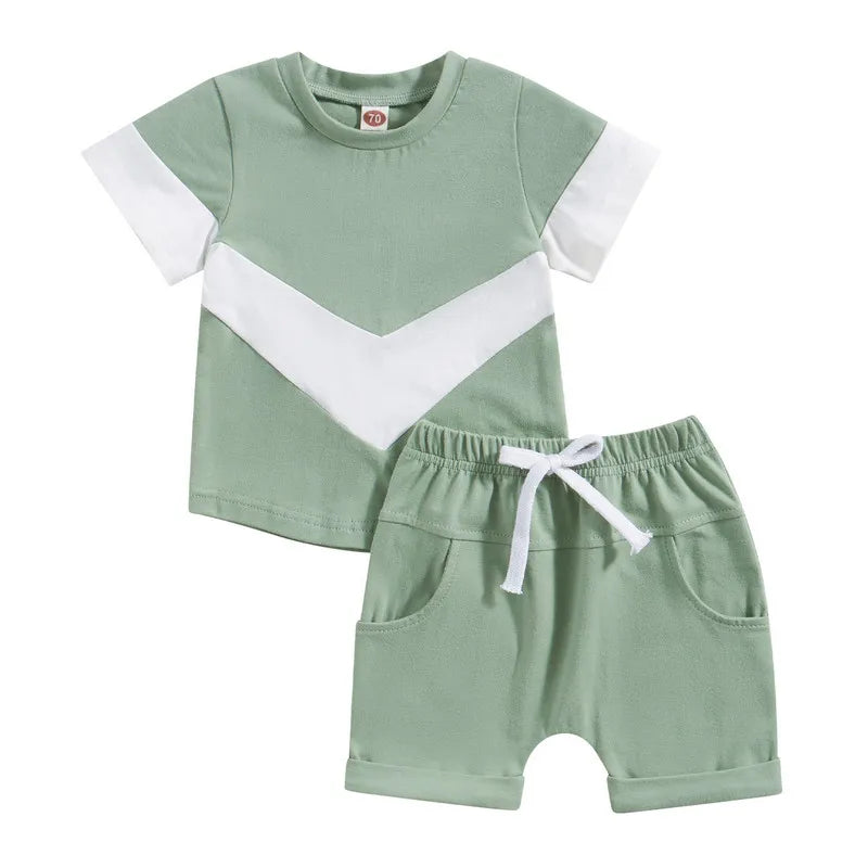 Ensemble court été pour bébé garçon - Haut et short