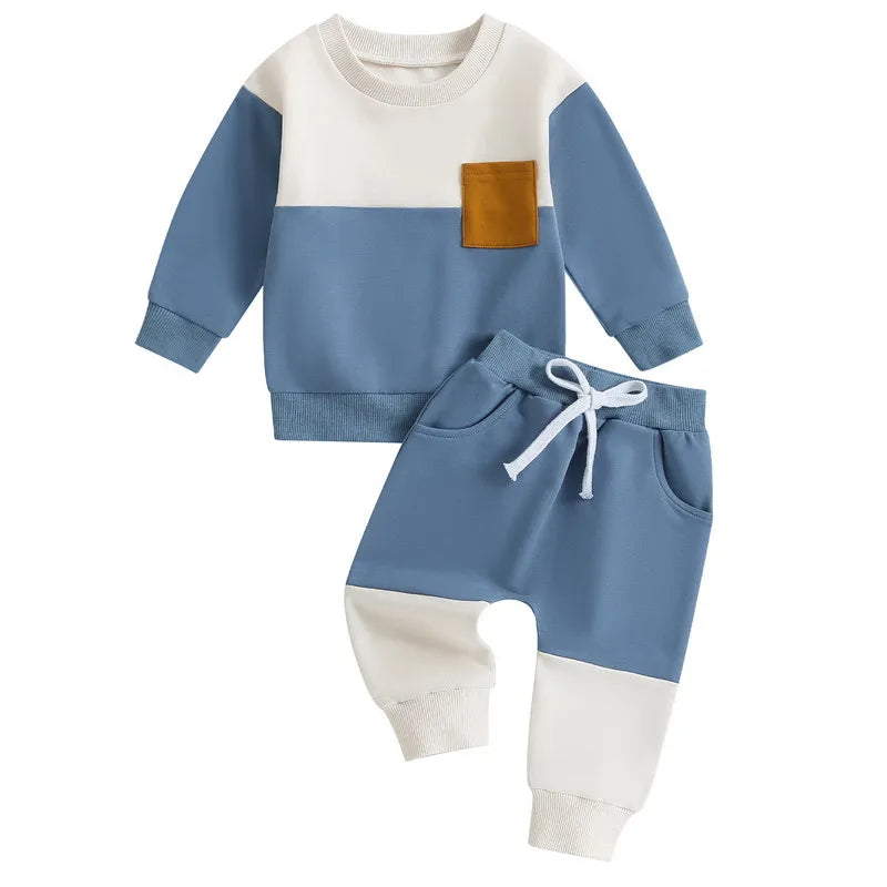 Ensemble bébé garçon - Sweat à manches longues et pantalon