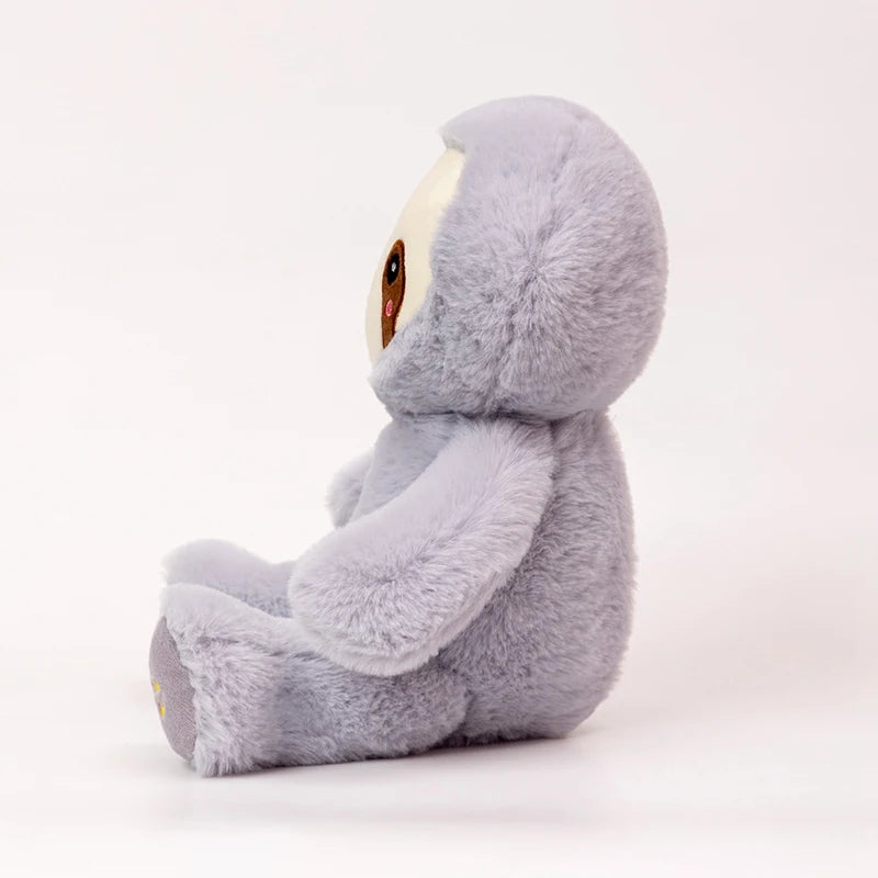 Poupée en peluche paresseux apaisant, Animal respiratoire, musique apaisante et lumineux