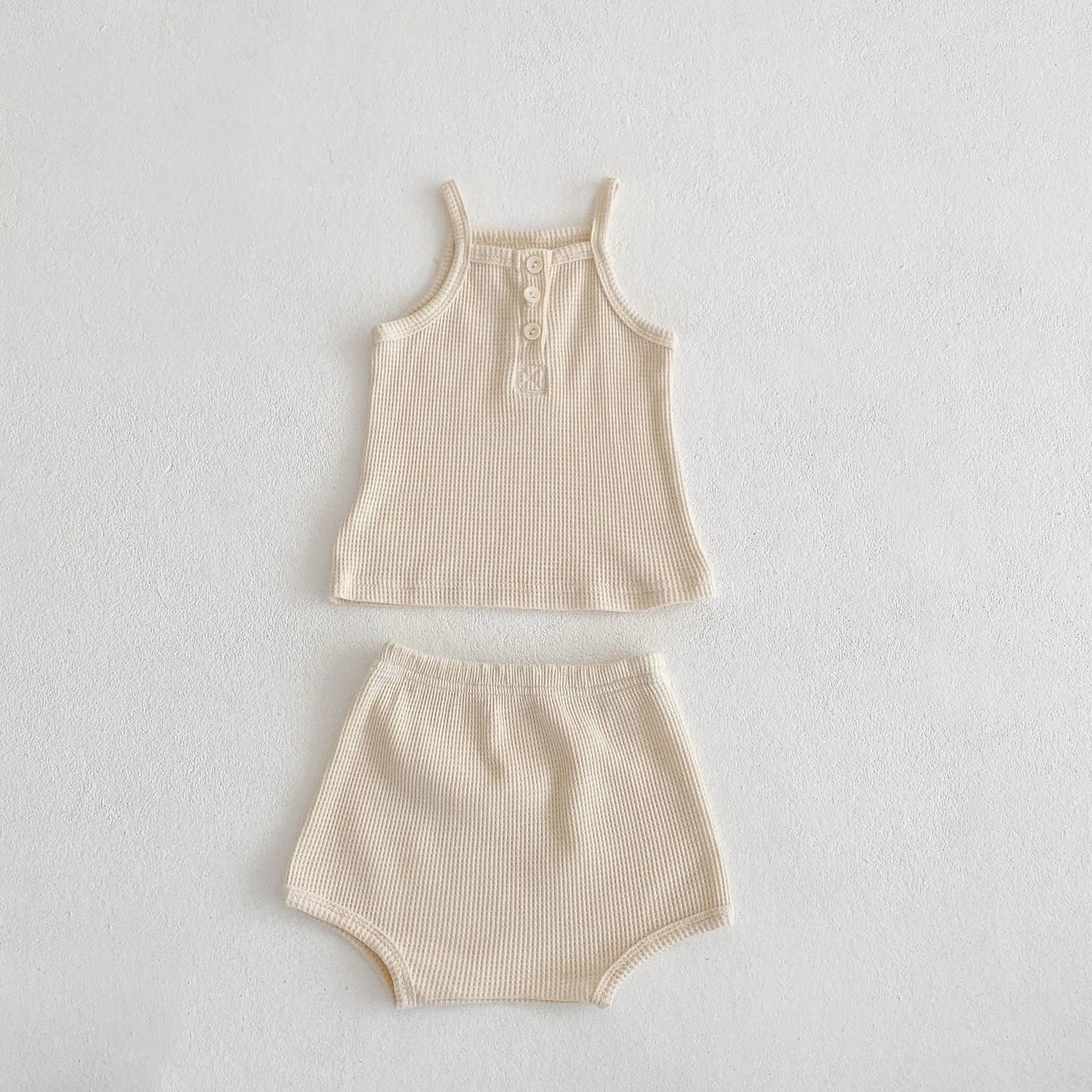 Ensemble été bébé fille - Haut + short 2 pièces