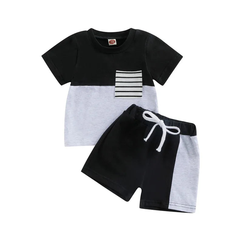 Ensemble court été pour bébé garçon - Haut et short