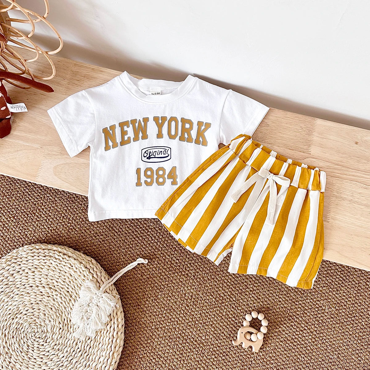 Ensemble t-shirt à manches courtes et short garçon