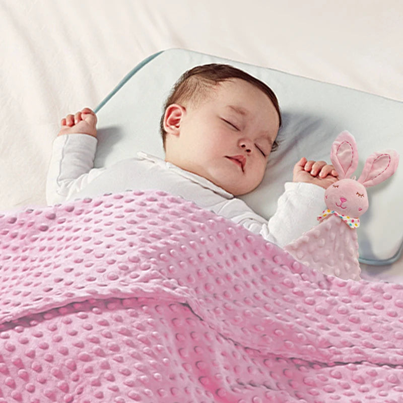 Couverture personnalisée avec doudou pour bébé,