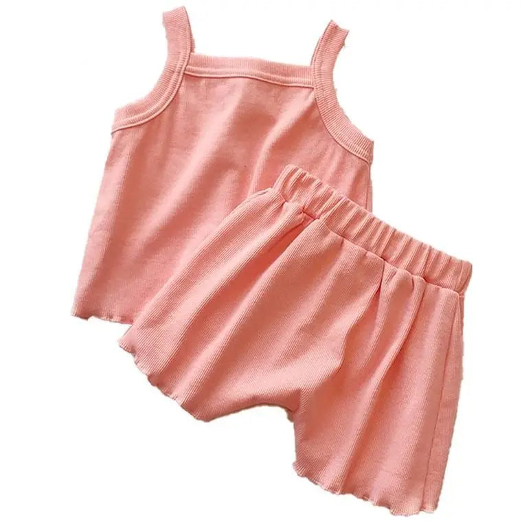Ensemble été bébé fille - Débardeur et short 2 pièces