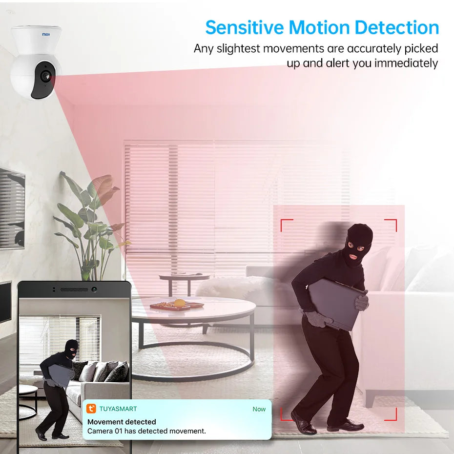 Caméra de surveillance WiFi 4K intelligente - KERUI
