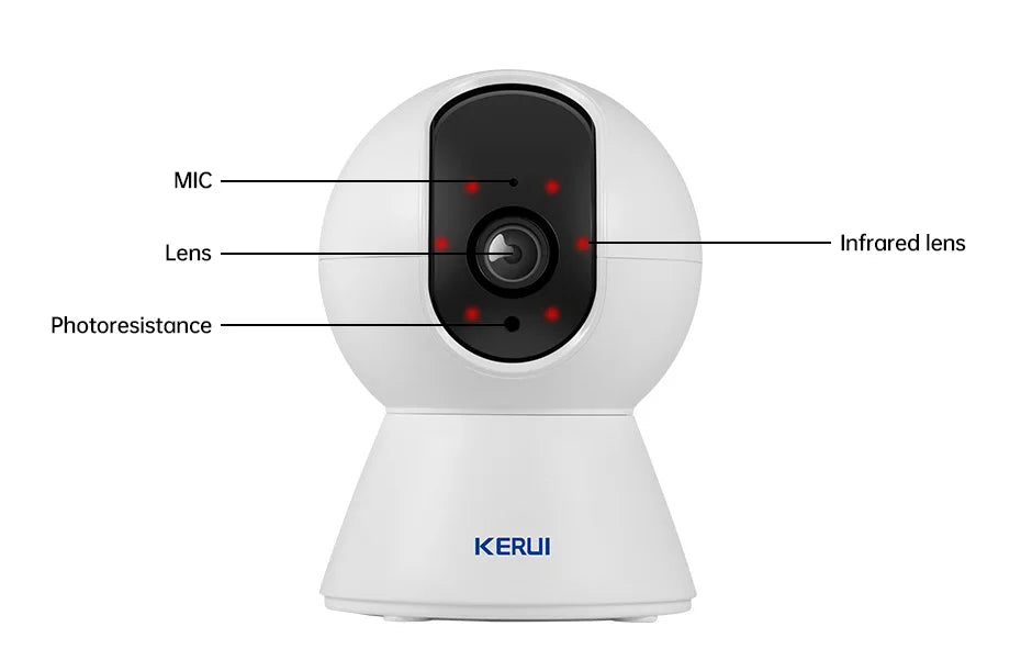 Caméra de surveillance WiFi 4K intelligente - KERUI