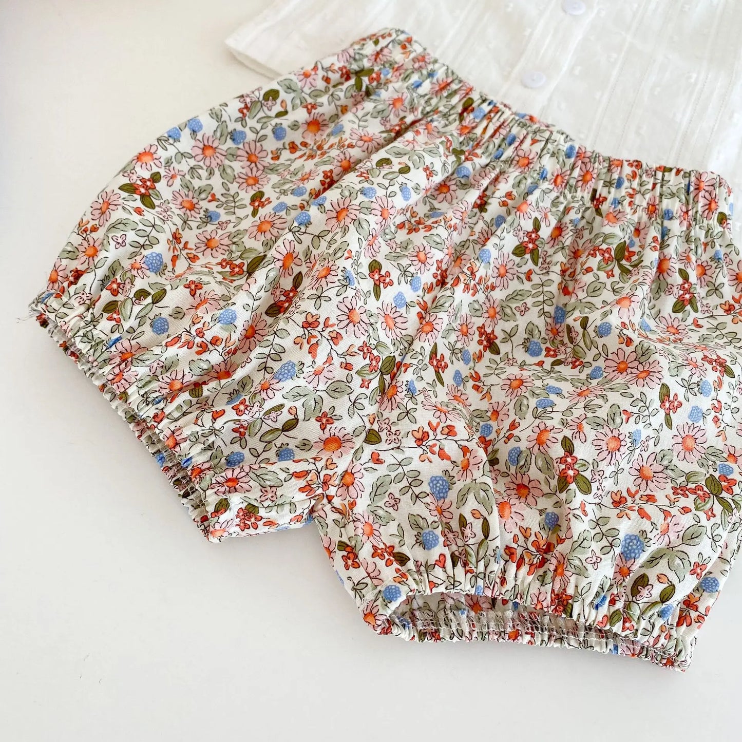 Ensemble été bébé fille - Haut + short 2 pièces
