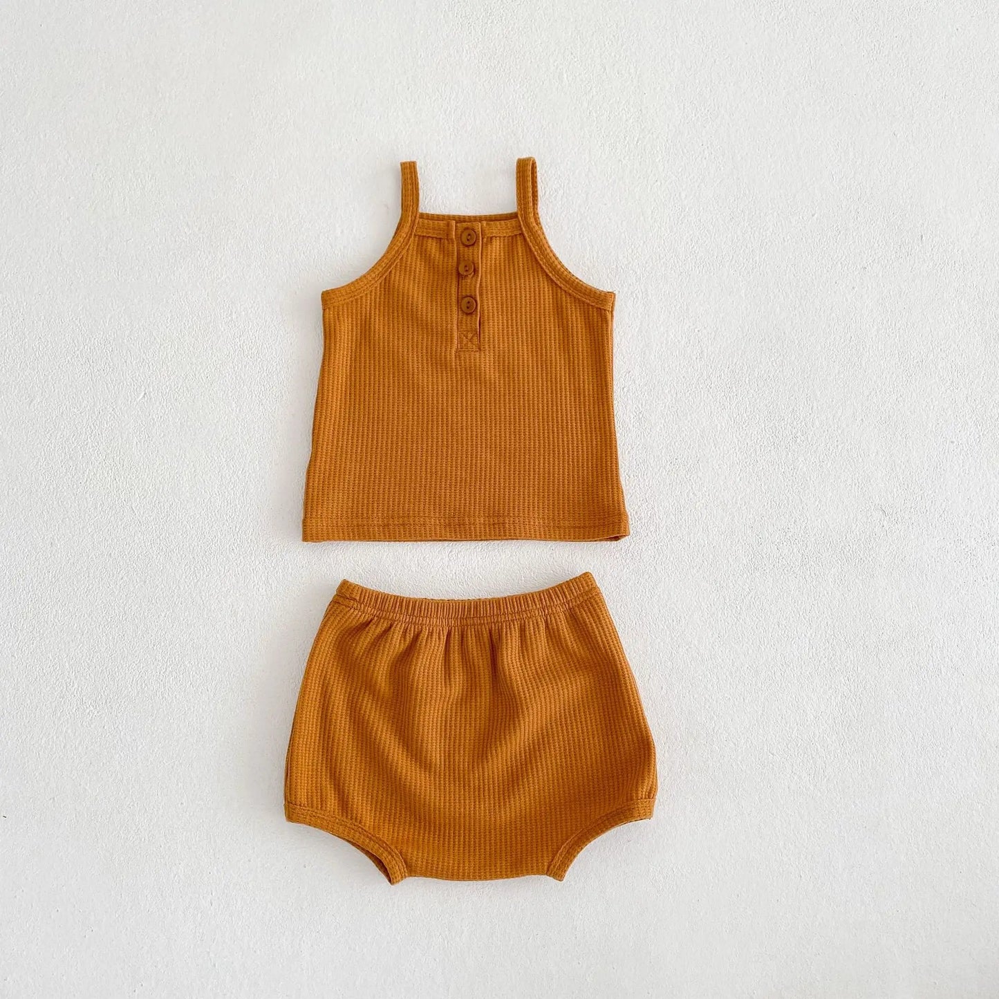 Ensemble été bébé fille - Haut + short 2 pièces