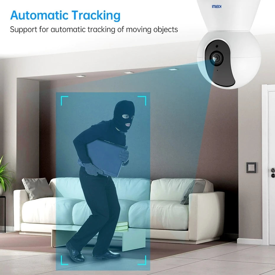 Caméra de surveillance WiFi 4K intelligente - KERUI