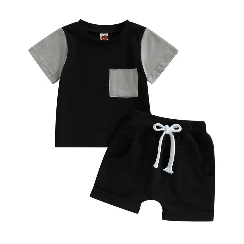 Ensemble court été pour bébé garçon - Haut et short