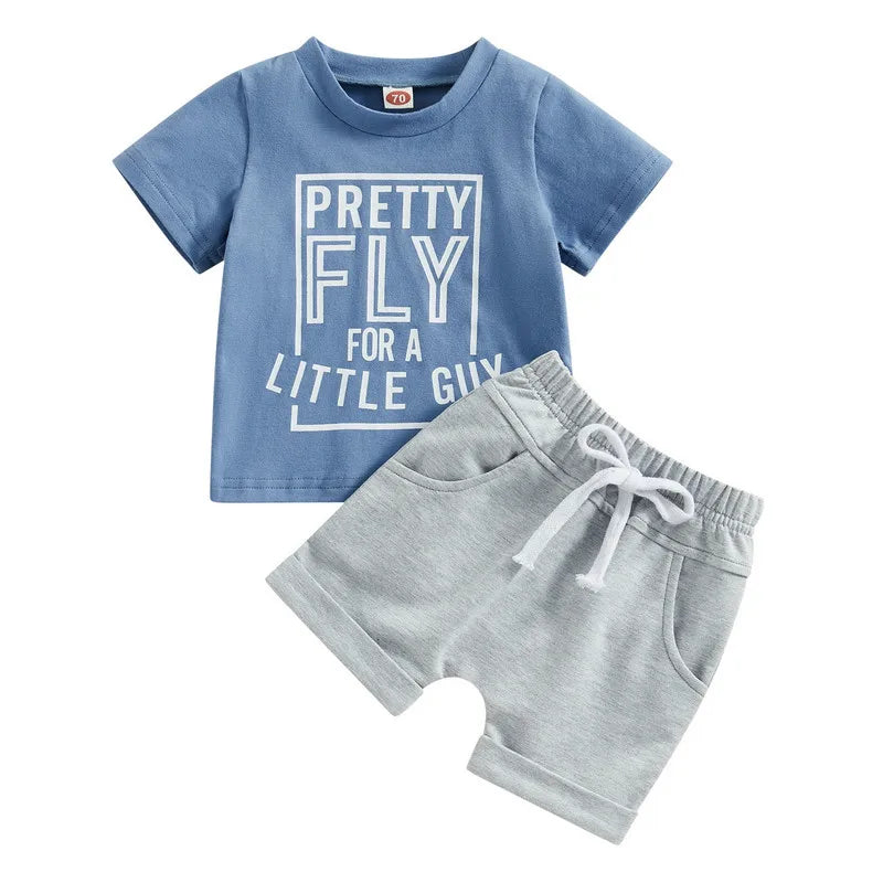 Ensemble court été pour bébé garçon - Haut et short
