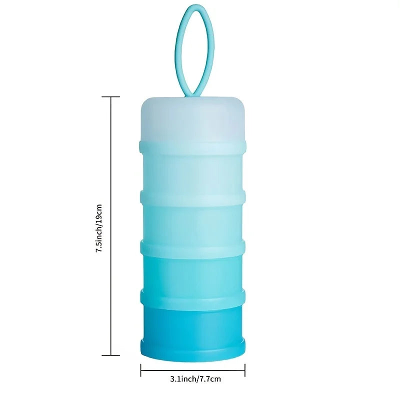 Distributeur de lait en poudre portable, 4 grilles