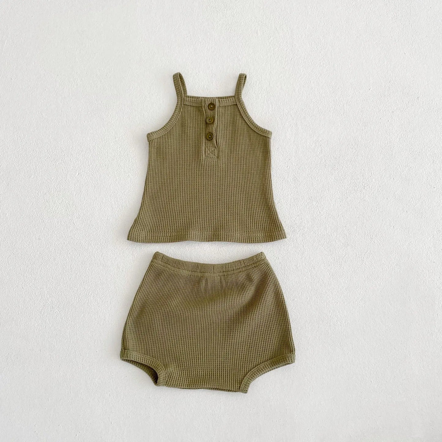 Ensemble été bébé fille - Haut + short 2 pièces