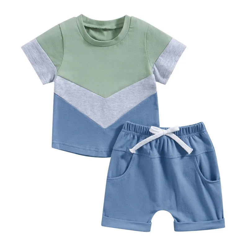 Ensemble court été pour bébé garçon - Haut et short
