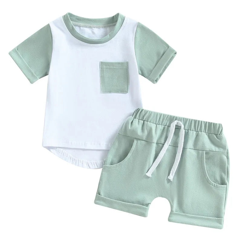 Ensemble court été pour bébé garçon - Haut et short
