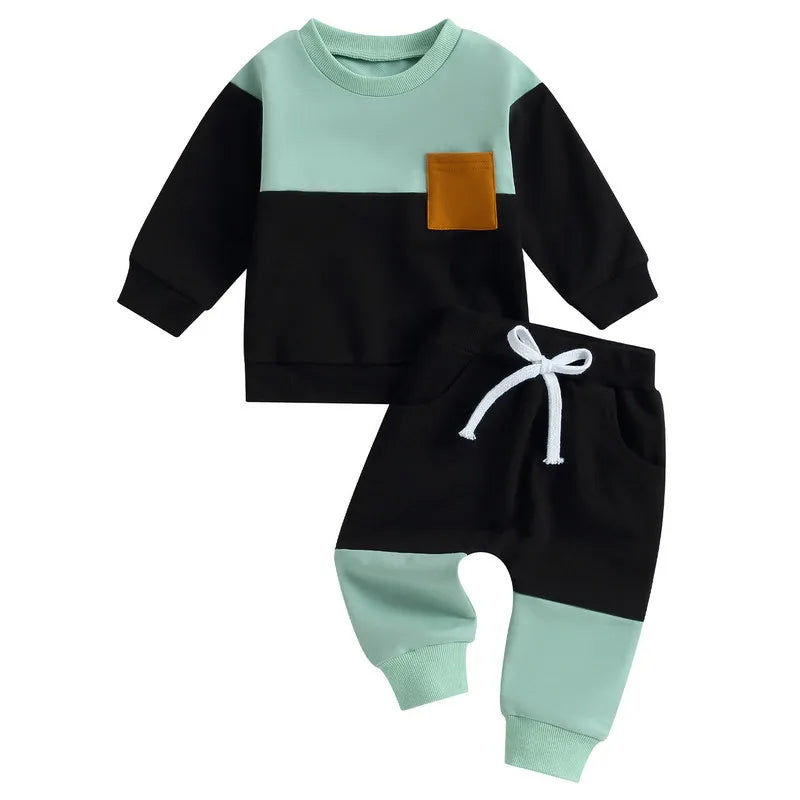 Ensemble bébé garçon - Sweat à manches longues et pantalon