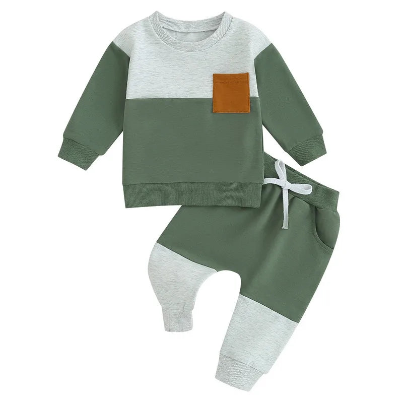 Ensemble bébé garçon - Sweat à manches longues et pantalon