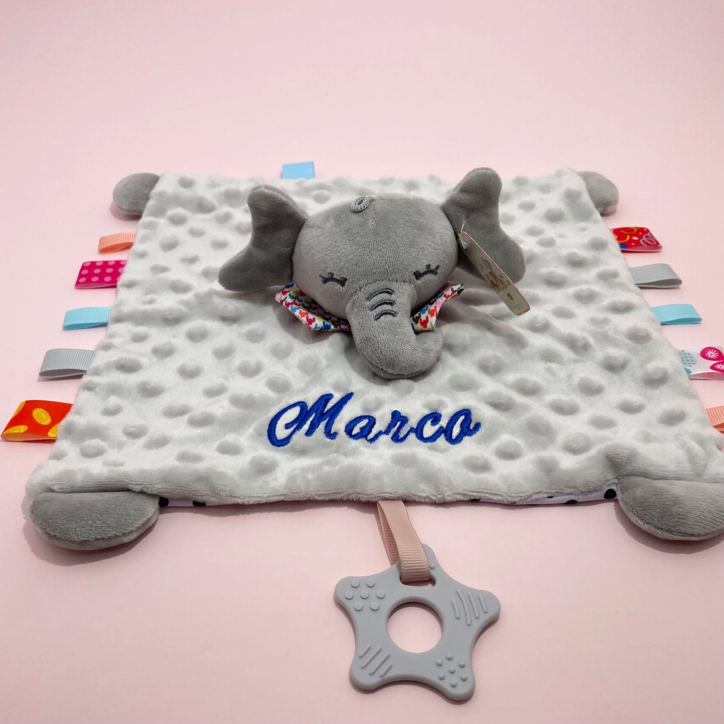 Couverture personnalisée avec doudou pour bébé,