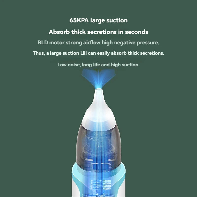 Aspirateur nasal électrique rechargeable pour bébé