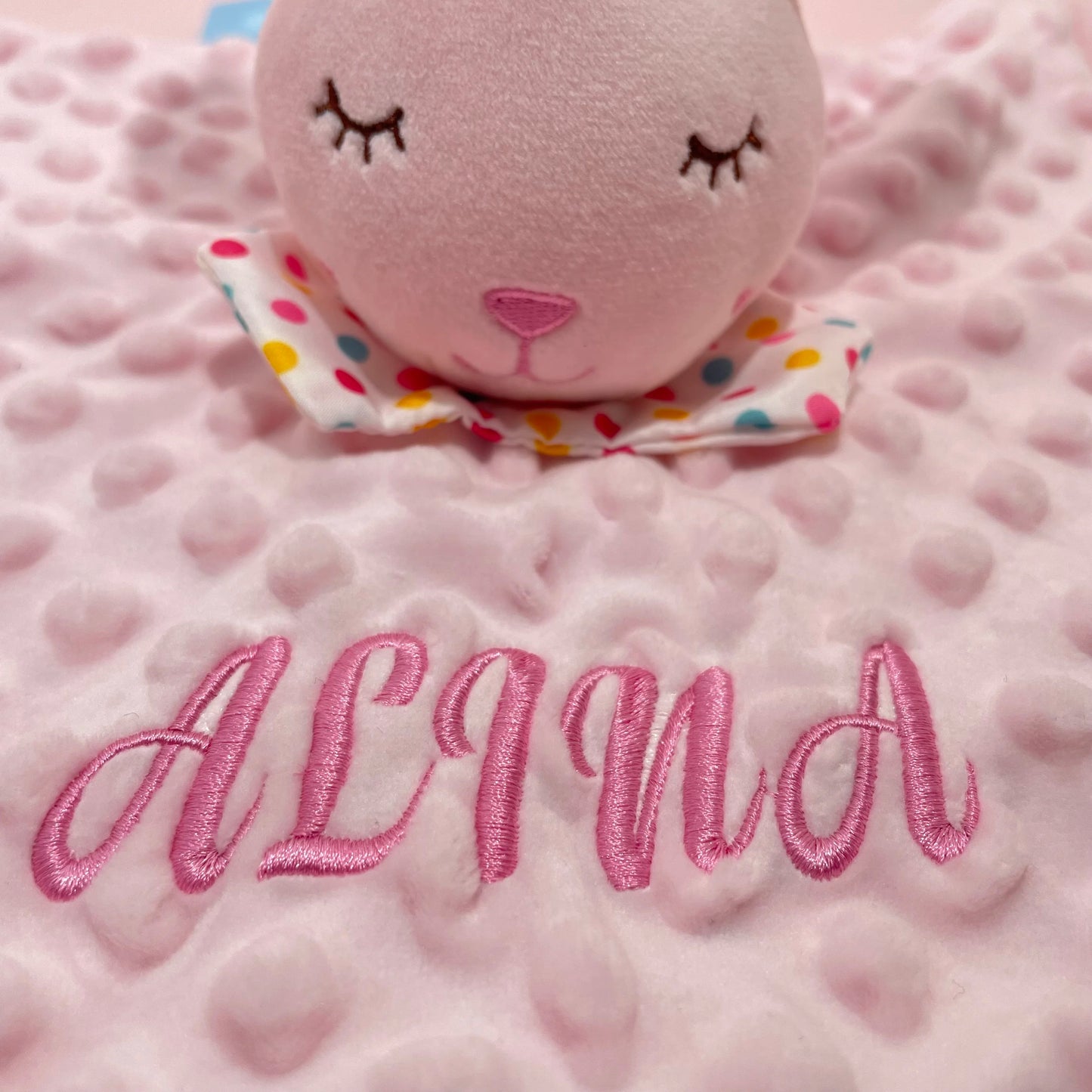 Couverture personnalisée avec doudou pour bébé,