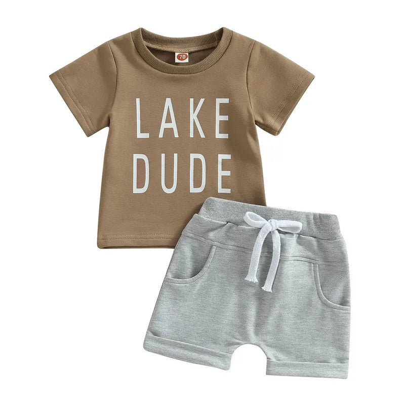 Ensemble court été pour bébé garçon - Haut et short