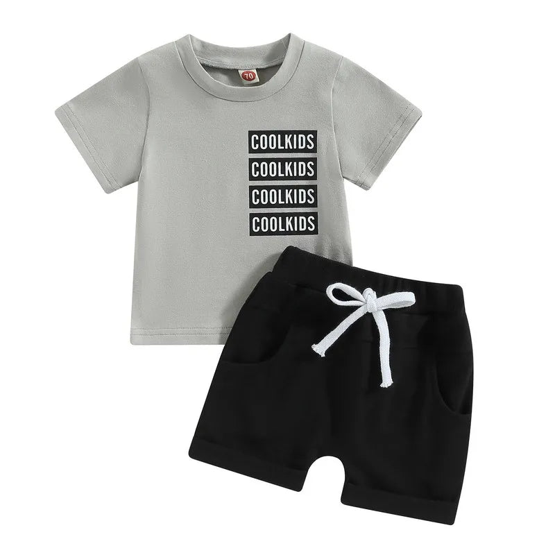 Ensemble court été pour bébé garçon - Haut et short