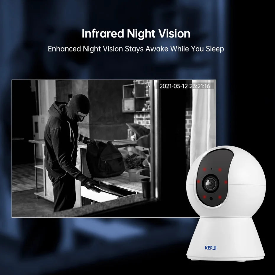 Caméra de surveillance WiFi 4K intelligente - KERUI