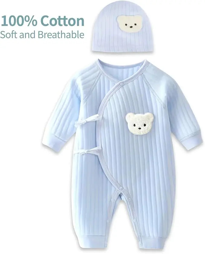 barboteuse pour garçons et filles, épais de printemps et d'automne