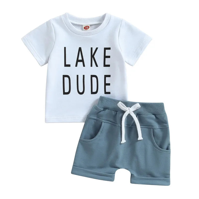 Ensemble court été pour bébé garçon - Haut et short