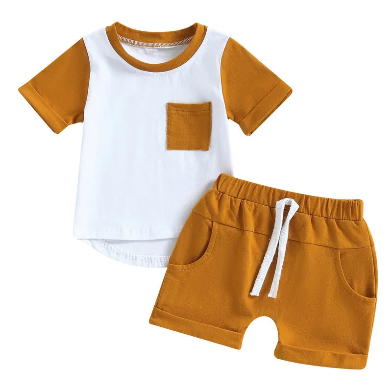 Ensemble court été pour bébé garçon - Haut et short