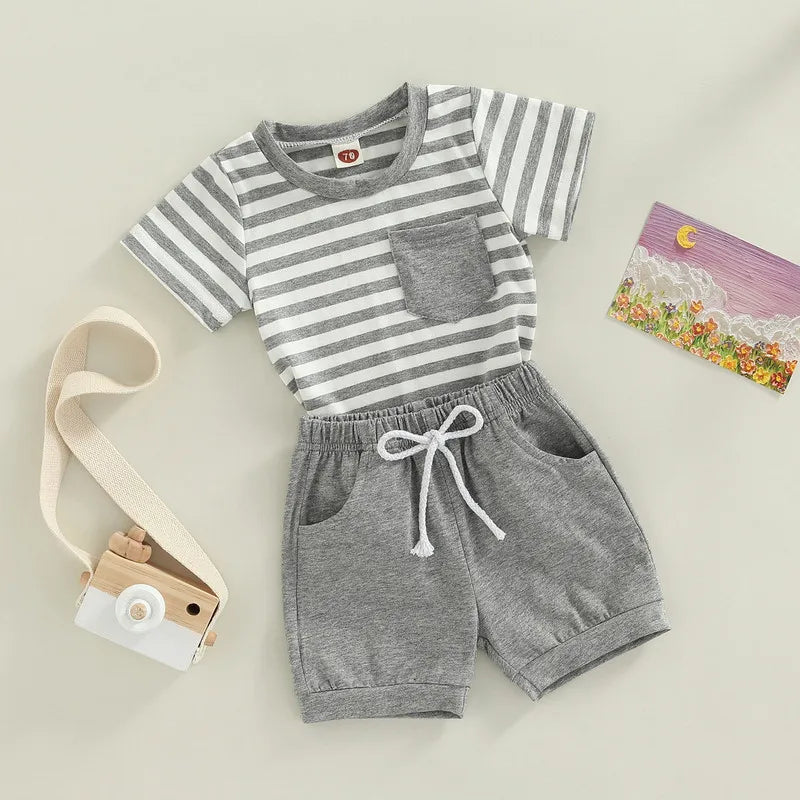 Ensemble court été pour bébé garçon - Haut et short