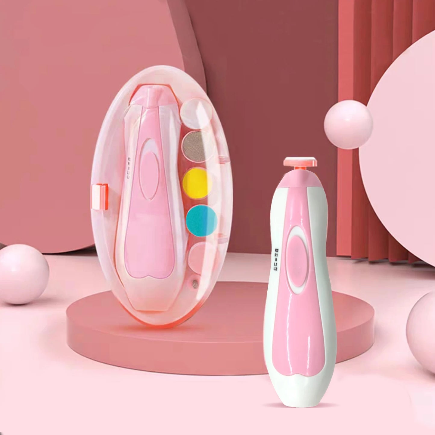 Lime à ongles électrique pour bébé - Sûre et facile