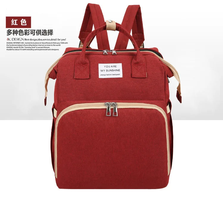 Sac de maman pliant Portable pliant berceau lit grande capacité
